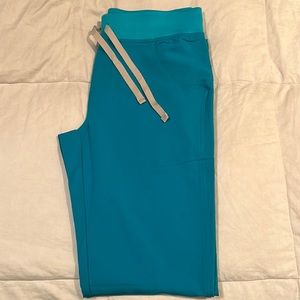 Figs Teal Kade scrub pants
